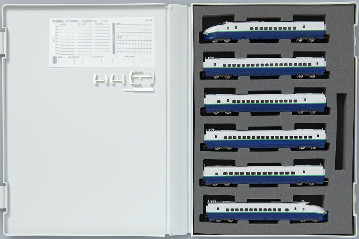  Tomix 98754 JR Series 200 Tohoku/Joetsu Shinkansen (Renewal) 6 Cars Set (N Scale)