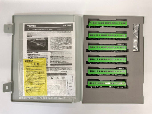  Tomix 98782 Series 117-300 Suburban Train (Green) 6 Cars Set (N Scale)