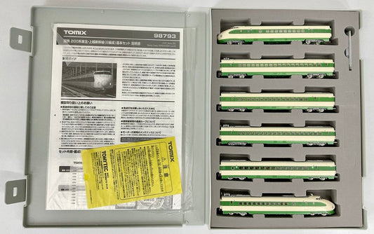  Tomix 98793 JNR Series 200 Tohoku/Joetsu Shinkansen (E Configuration) 6 Cars Set (N Scale)
