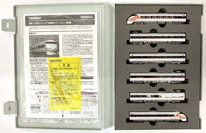  Tomix 98804 Tobu Series 100 Spacia (Debut Color) 6 Cars Set (N Scale)