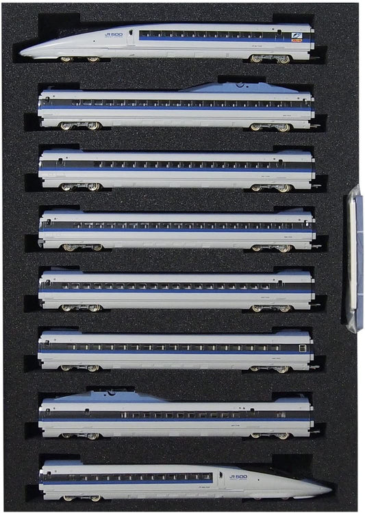  Tomix 98935 JR Series 500-7000 Sanyo Shinkansen (Plarail Car/ V2 Configuration) 8 Cars Set (N Scale)