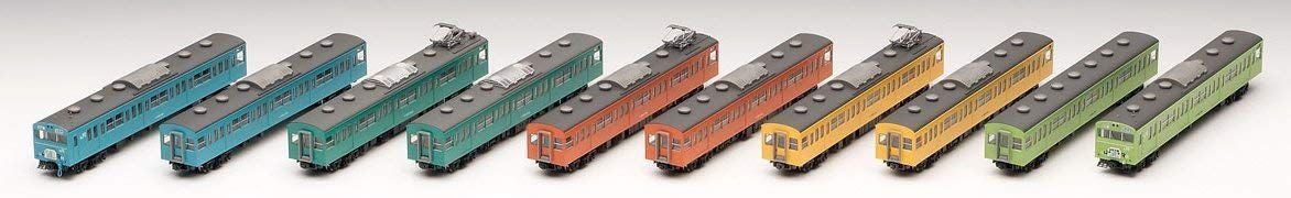  Tomix 98974 Series 103 Yamanote Line 5 Colors Configuration 10 Cars Set (N Scale)