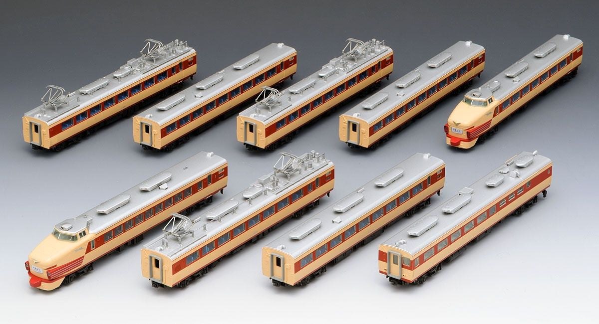  Tomix 98994 JNR Series 485 Limited Express Yamabato/Aizu 9 Cars Set W/ Interior Lights (N Scale)