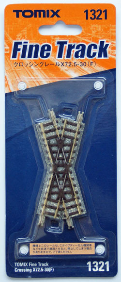  Tomix 1321 Crossing Track X72.5-30(F) (N Scale)