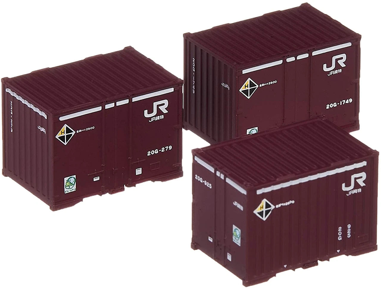  Tomix 3174 Type 20G 12' Containers (3 Pieces) (N Scale)
