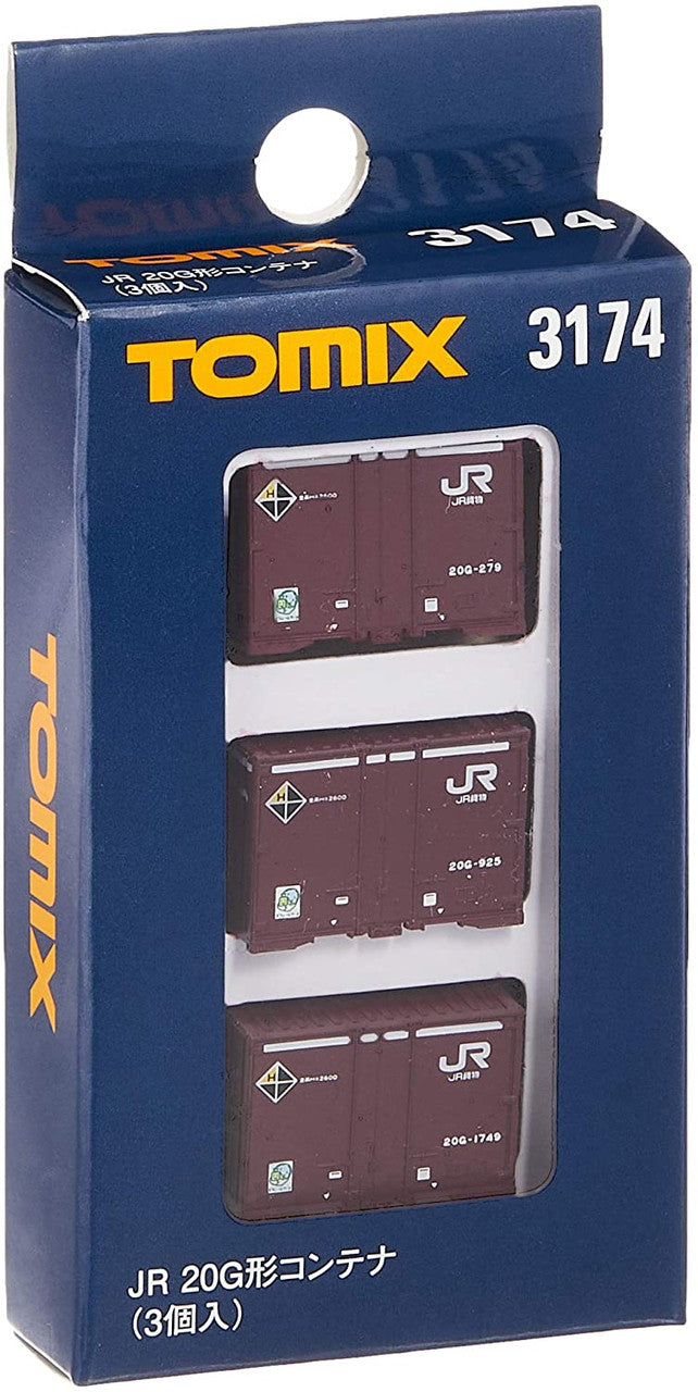  Tomix 3174 Type 20G 12' Containers (3 Pieces) (N Scale)