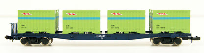  Tomix 2756 JNR Freight Car Type KOKI 10000 (with Container) (N Scale)