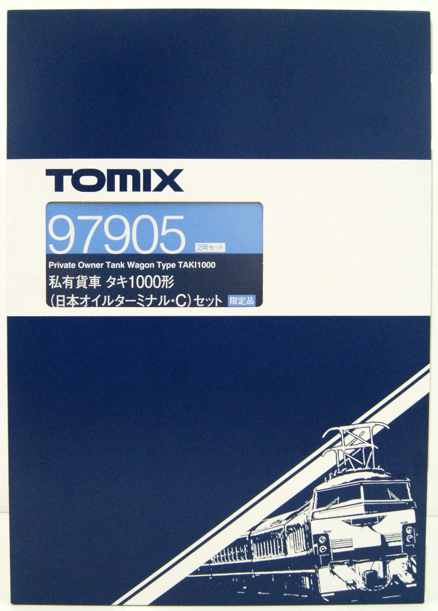  Tomix 97905 Private Owner Tank Wagon Type TAKI 1000 (Japan Oil Terminal C) 2 Cars Set (N Scale)