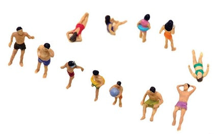  Tomix (TomyTec) N 281344 Sunbathers (12)