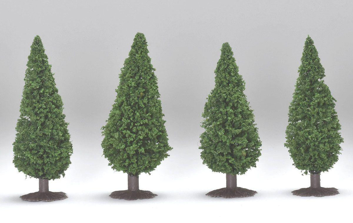 Tomix 8205 Scenery Trees Miscellaneous Trees Large (4 Pieces) (N Scale)