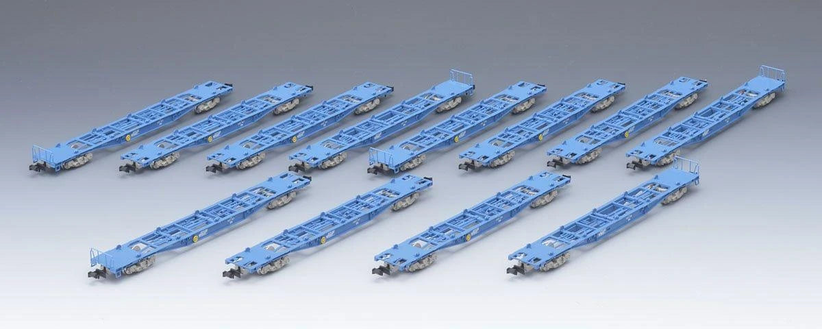  Tomix 92862 JR Freight Car Type KOKI 100/101 (Without Container) 12 Cars Set (N Scale)